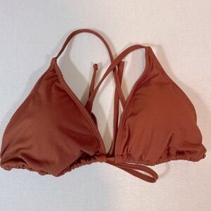 5/$25 Shade & Shore Ribbed Bikini Top NWT